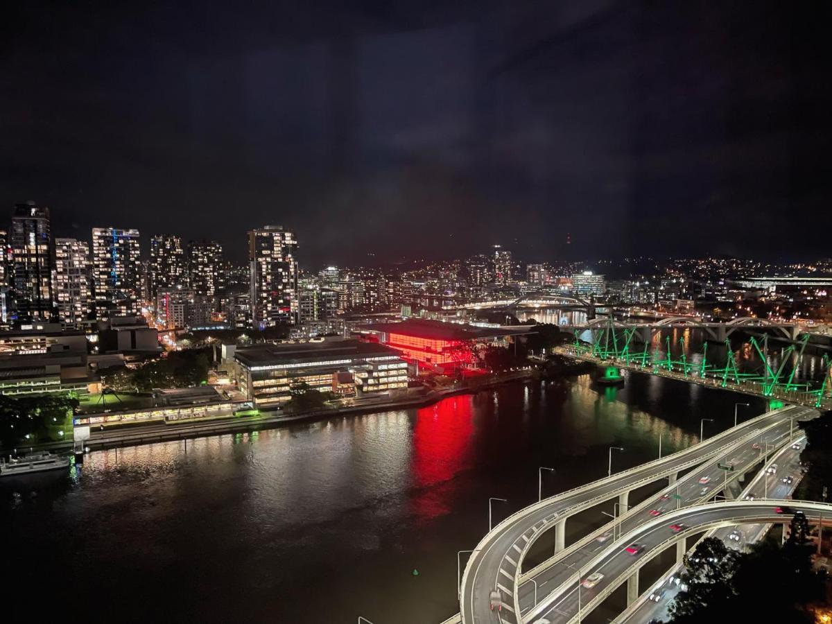 Brisbane Riverfront Oasis 2Bed Panoramic Riverview Exterior foto